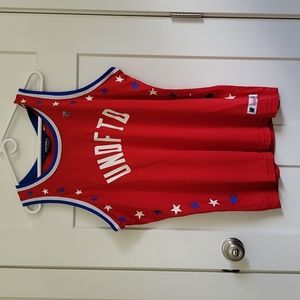 Undefeated Red, White, and Blue Basketball Jersey. Men's Size XL!